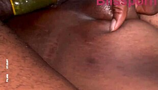 Fat African pussy meets big black cock