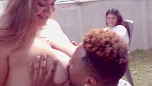 We began our outdoor fucking adventure with the group