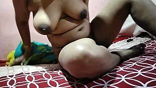 feeling the passion as my step sister rides me cowgirl with her big tits