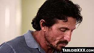 Amara Romanis stepdad pounds her doggystyle and feeds cum