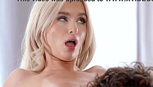 Petite ballerina Emma Rosie fucks shyly with deepthroat and kissing