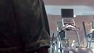 beautiful 21 year old roommate works out