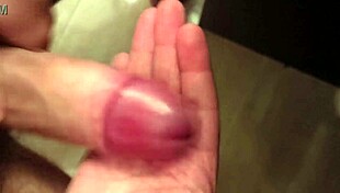 big cock solo masturbation leads to huge cumshot