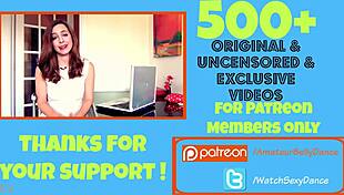 secretary dances in office