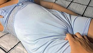 stepsister lets me touch her shaved pussy first time?