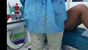 dentist visit ends with huge cock in my mouth