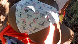 found a beautiful latina woman for public outdoor sex and cum