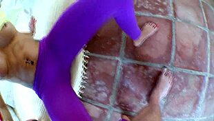 Blonde Mom Fucks Feet Slut