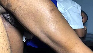 Ebony teacher gets fucked doggystyle at work with monster cock