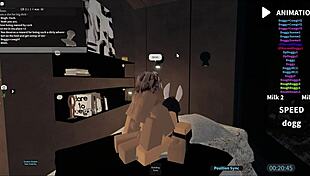 Slut Rides And Bangs In Roblox Condo Gangbang