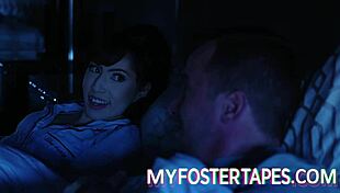 New foster step mother becky bandini welcomes judy jolie with cowgirl sex!