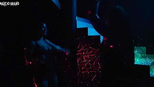 Stranger eats our ass after party in group interracial lick