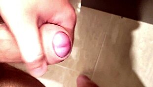 big cock solo masturbation leads to huge cumshot