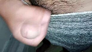 pinoy gives handjob to hairy cock creampie