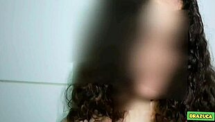 Latina teen deepthroats intensely in her first porn scene.