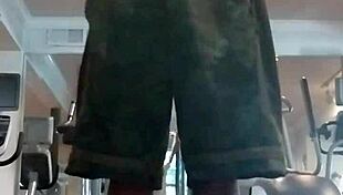 beautiful 21 year old roommate works out