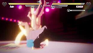 Lesbian battle explodes with anal sex and fingering!