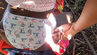 found a beautiful latina woman for public outdoor sex and cum