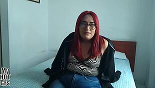 Bomboli Preview: Chubby Redhead Babysitter's First Homemade Scene