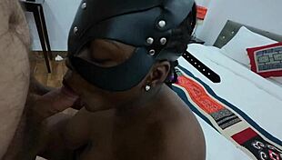 Black Wife Uses Vibrator And Sucks Dick In Hotel