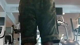 beautiful 21 year old roommate works out