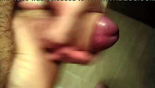 big cock solo masturbation leads to huge cumshot