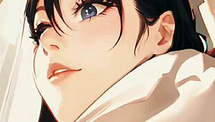 Hairless milf gets creampied from behind in amateur sex.