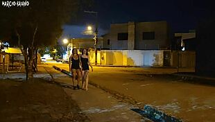 Stranger eats our ass after party in group interracial lick