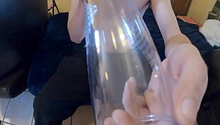 Pumping To Make My Cock Bigger Then Cum With Monster Cock Masturbation