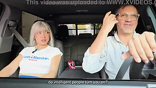 Aradiahellx enjoys multiple orgasms in public car sex with doggystyle