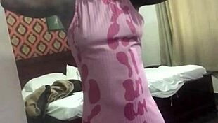 Crazy bitch twerks on landlord's bed whiles he's on vacation