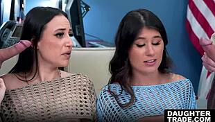 stepdaughters charlotte mae and lola aiko experience a surprising punishment