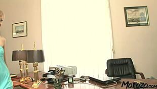 Blonde Amateur Takes Monster Cock in Anal Deepthroat!