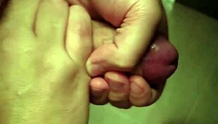 big cock solo masturbation leads to huge cumshot