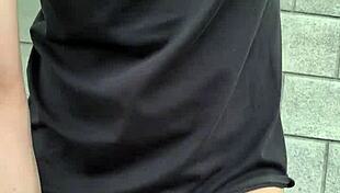 I just ripped off my pants and jerked off hard in a public spot, feeling so alive!