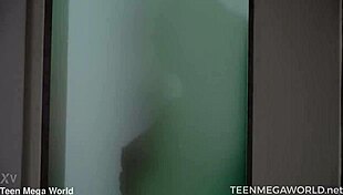 after a nice shower, they start riding and having sex in cowgirl position