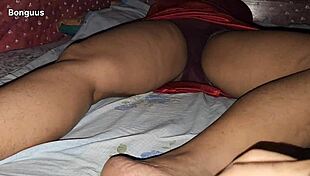 Fucking My Wife in Missionary Position After Work, Clothes Ripped in Dorm
