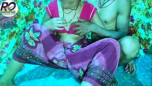 desi bhabhi in red saree gets intimate with brother-in-law hindi audio