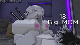 Playing roblox with my friends