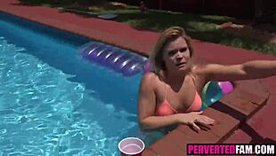 Want To Fuck Your Step Mom By The Pool?