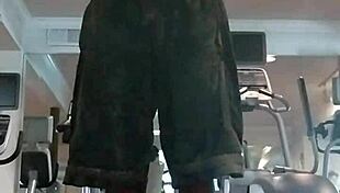 beautiful 21 year old roommate works out