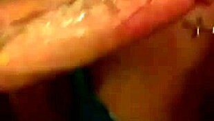 Horny slut deepthroats and spits on cock!