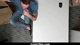 shoplifter teen caught in garage with boyfriend