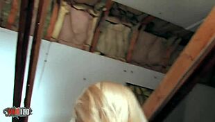 Fucking a beautiful blonde with tight pussy and ass