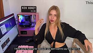 Blonde Teasing For You On Camera