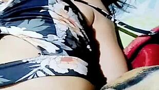 Young man fucks brunette latina milf in missionary and doggystyle at home visit