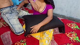My sexy Sali shows off boobs during hot Indian chudai.