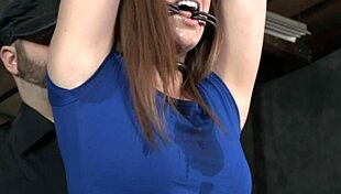 Beautiful Submissive Bound and Dominated While Drooling in Intense Session
