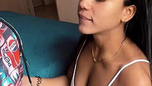 Sloppy Blowjob On Video Call