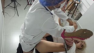 Teen humiliated with ass shaking and cum